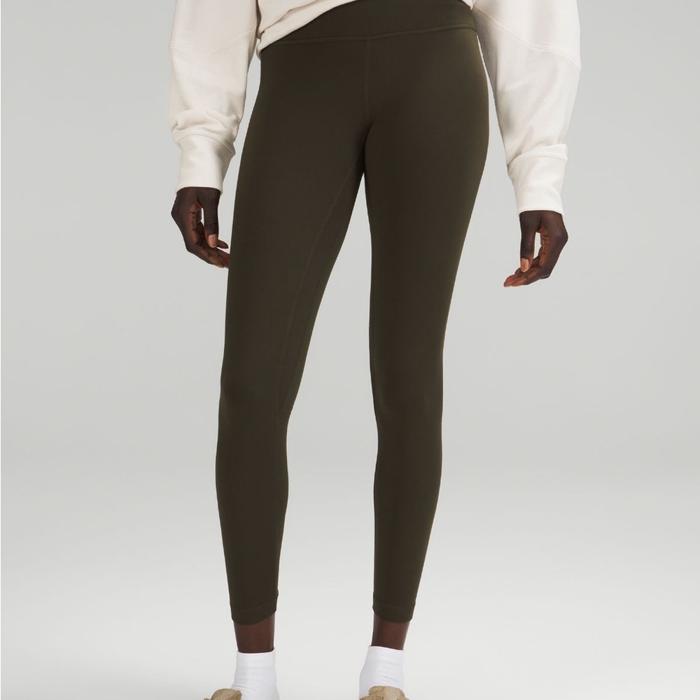 Lululemon Align size 2 25” Dark Olive Leggings